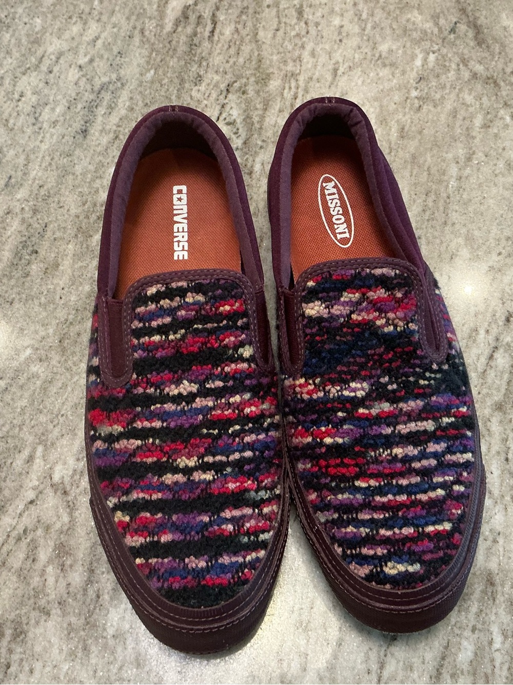 NEW! CONVERSE "67 Missoni Deck Star Slip-On Sneakers